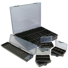 Load image into Gallery viewer, NGT 7+1 Tackle Box - Tackle Box with 6 Bit Boxes and Rig Board