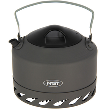 Load image into Gallery viewer, NGT Aluminium Outdoor Fast Burn Kettle - 1.1 litre Gun Metal
