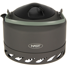 Load image into Gallery viewer, NGT Aluminium Outdoor Fast Burn Kettle - 1.1 litre Gun Metal