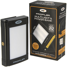 Load image into Gallery viewer, NGT Profiler 21 LED Light with 8000mAh Rechargeable Powerbank Battery and Solar Panel