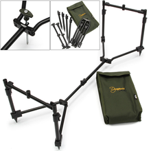 Load image into Gallery viewer, NGT Dynamic Pod - 3 Rod Compact Pod Fully Adjustable Inc Buzz Bars with Case