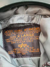 Load image into Gallery viewer, Alpha Industries B-15C/B-15D  JACKET ,FLYING  INTERMEDIATE NOS
