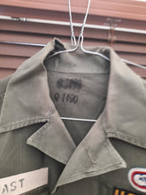 Load image into Gallery viewer, US Vietnam war 1st pattern Fatigue shirt 11th Airborne