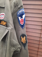Load image into Gallery viewer, US Vietnam war 1st pattern Fatigue shirt 11th Airborne