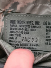 Load image into Gallery viewer, USAF ACU camo ORC IND parka improved + liner