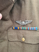 Load image into Gallery viewer, WW11 USAAF Class A jacket with Silver wings