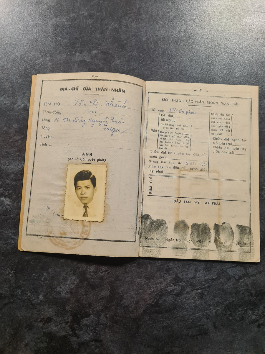 Vietnam War South Vietnamese Coast Guards Personal Record – Bat 21 ...