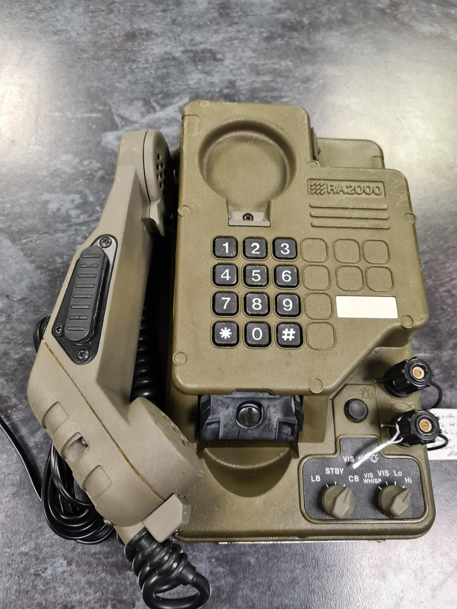 British ARMY PTC 414 RA 2000 Field Phone Bat 21 Militaria And Surplus british-army-ptc-414-ra-2000-field-phone-bat-21-militaria-and-surplus