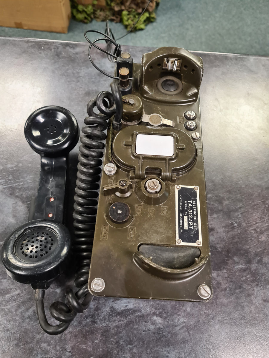 USA TA-312/PT Field Phone – Bat 21 Militaria And Surplus