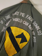 Load image into Gallery viewer, Vietnam war 3rd pattern rip stop reproduction Air Cav tour jacket