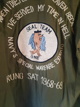 Load image into Gallery viewer, Vietnam war reproduction 3rd pattern ripstop tour jacket Navy Seals