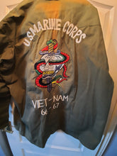 Load image into Gallery viewer, Vietnam War 3rd pattern Ripstop tour jacket reproduction US Marine Corps