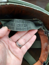 Load image into Gallery viewer, Vietnam war M1 helmet painted with ARVN special forces Technical Directorate insignia