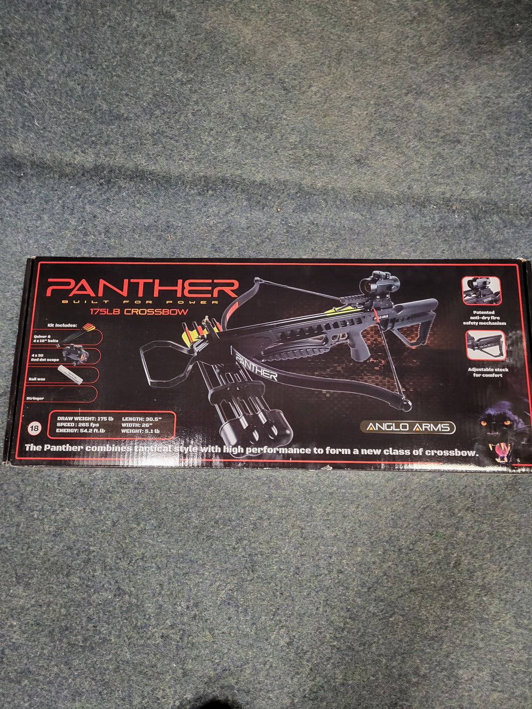 Panther 175lb cross bow