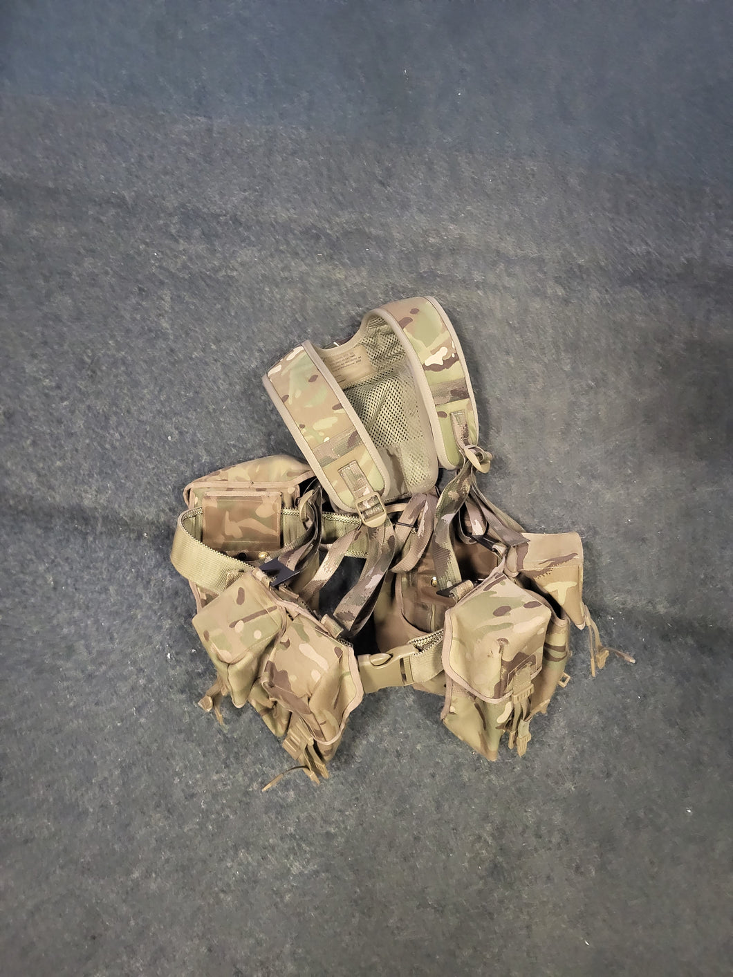 British Army issue MTP webbing set