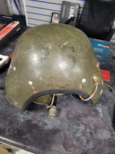 Load image into Gallery viewer, Vintage British Army vehicle crew helmet
