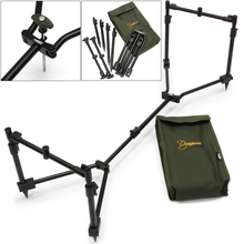 Load image into Gallery viewer, NGT Dynamic Pod - 3 Rod Compact Pod Fully Adjustable Inc Buzz Bars with Case
