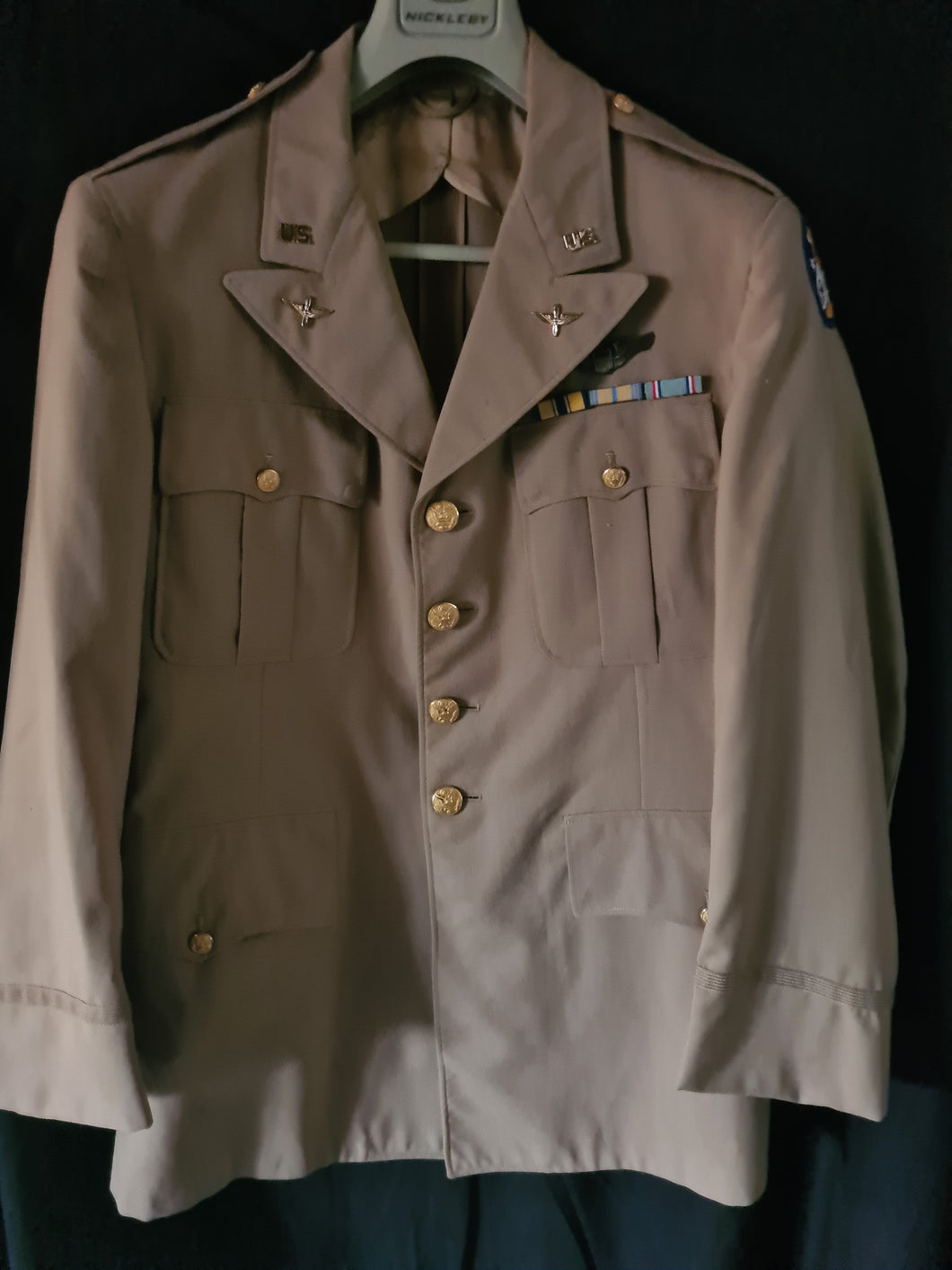 Vietnam war era Tan Enlisted mans Dress Tunic