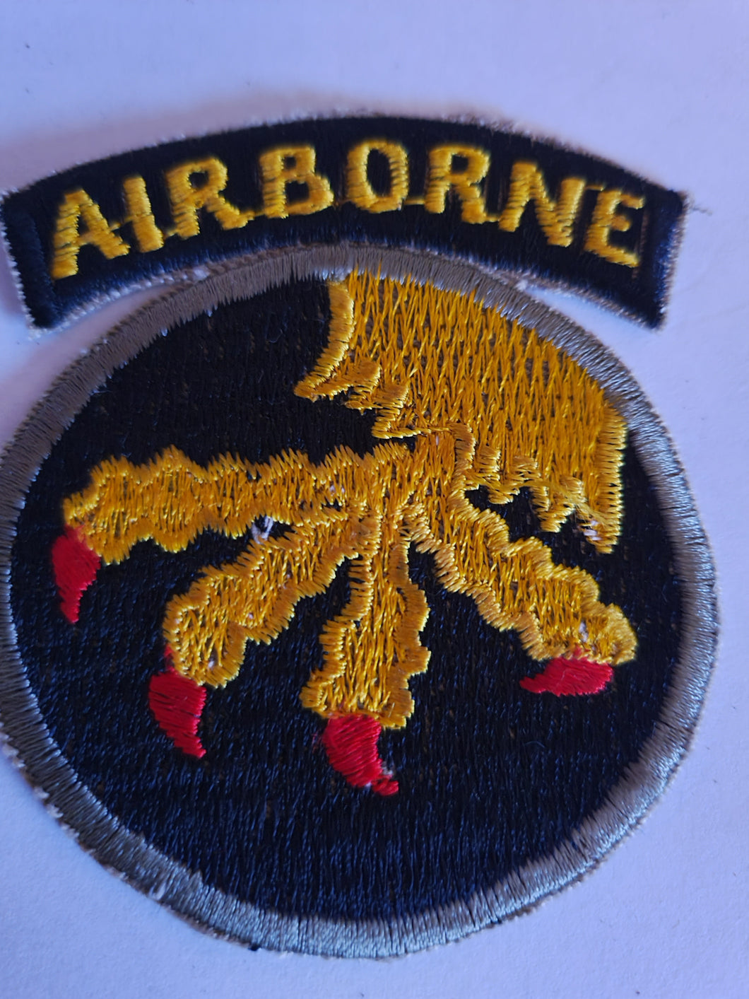 WW11/ Vietnam war era 17th Airbourne patch