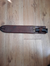 Load image into Gallery viewer, WW11 US Field machette and scabbard
