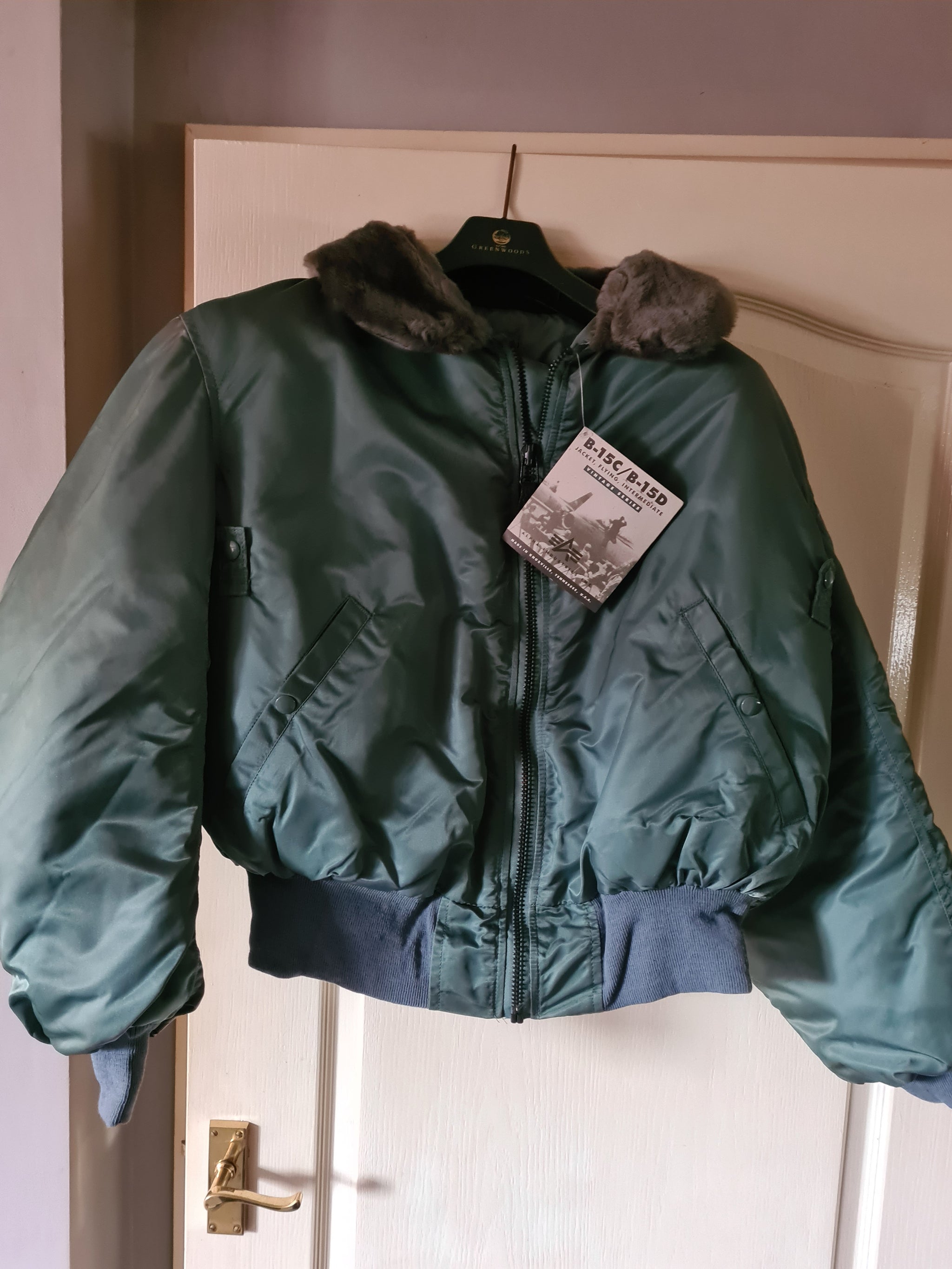 USA製 90's ALPHA type B-15D flight jacket USA製 90's ALPHA type B