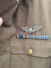 Load image into Gallery viewer, WW11 USAAF Class A jacket with Silver wings
