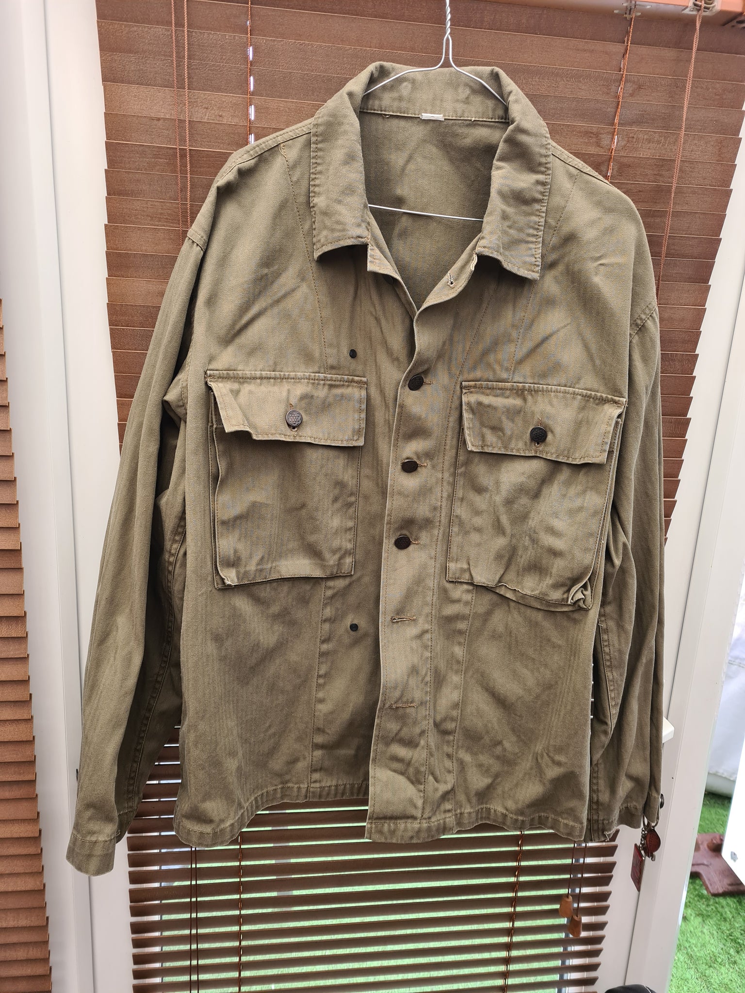 US WW11 Reproduction HBT Jacket – Bat 21 Militaria and Surplus