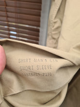 Load image into Gallery viewer, US Army Vietnam war Early tan shirts
