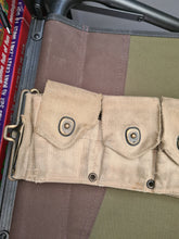 Load image into Gallery viewer, US WW1 /WW11 18 Dated Springfield /Garand cartridge belt
