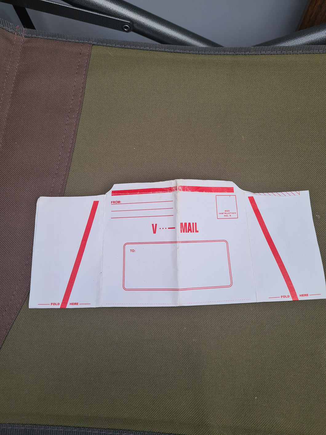US WW11 ERA  V Mail envelope