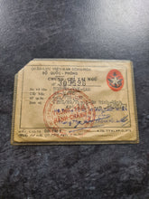 Load image into Gallery viewer, Vietnam war Joint staff head Quarters Saigon I.D cards

