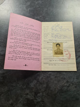 Load image into Gallery viewer, Vietnam war ARVN Soldiers medical record book

