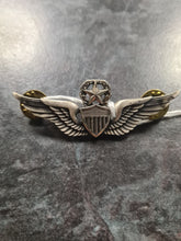 Load image into Gallery viewer, US Vietnam war era Army Aviator Master pilot wings silver filled

