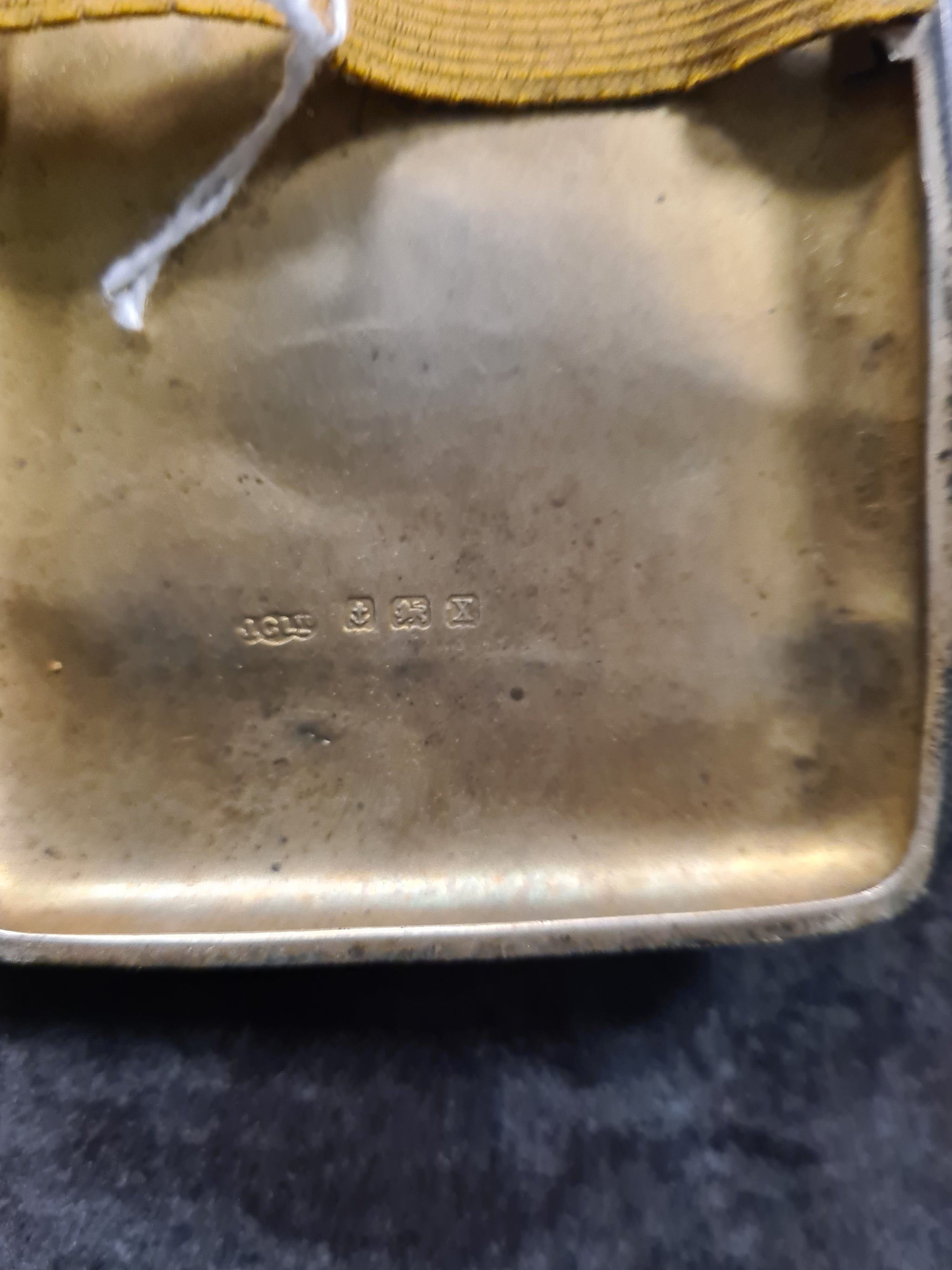 vintage JC LTD made Hallmarked silver cig case – Bat 21 Militaria and  Surplus