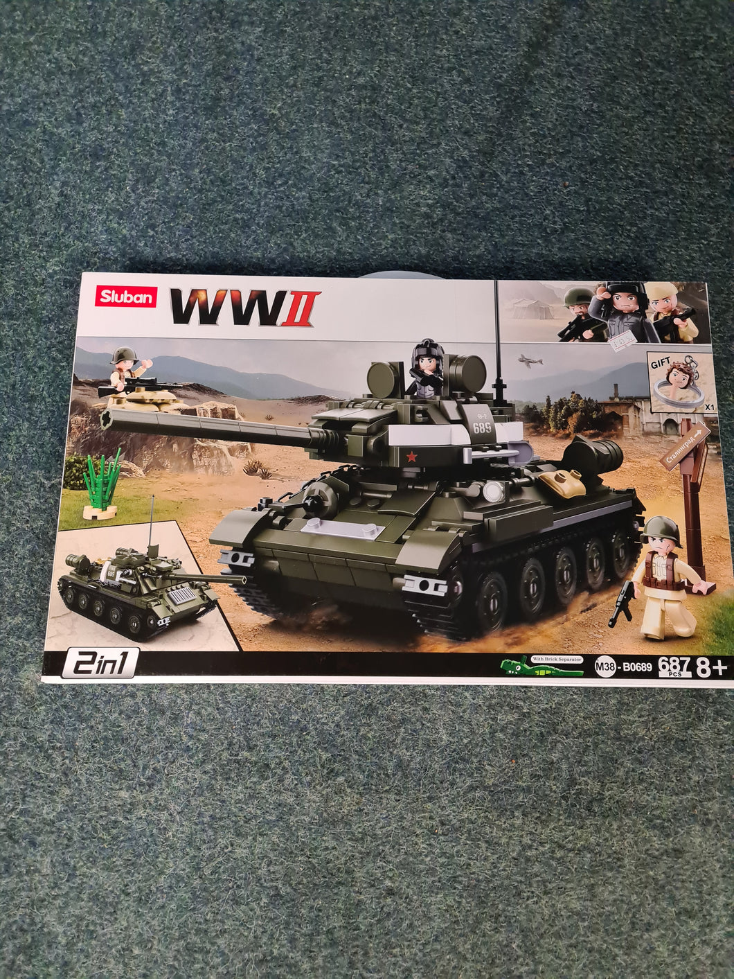 Sluban WW11 2 in 1 tank kit