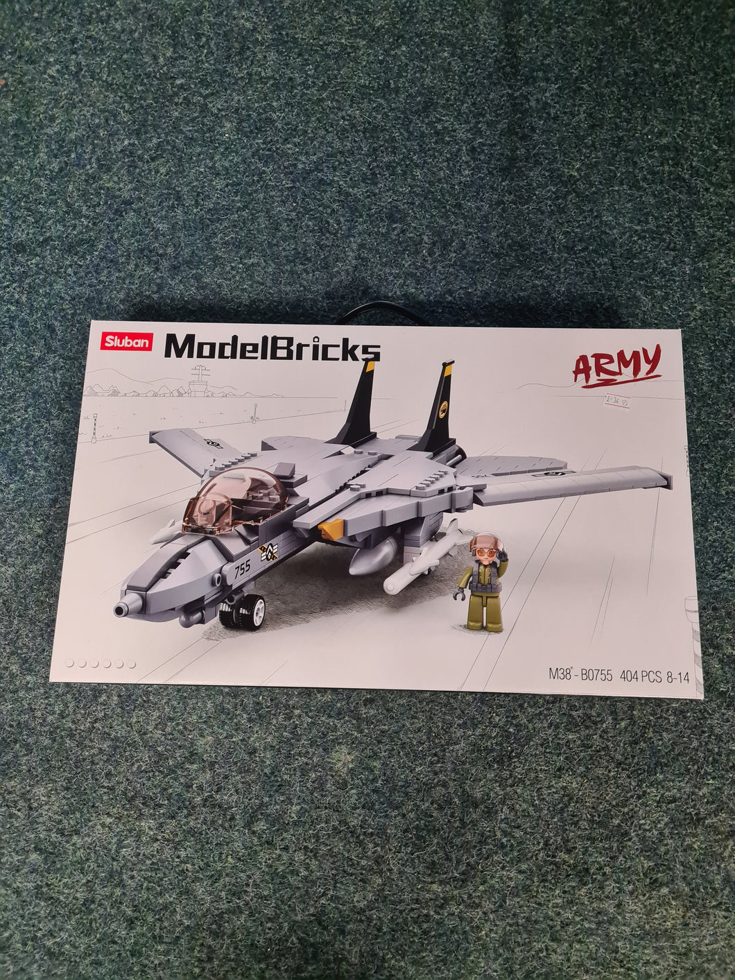 Sluban Modern fighter jet building block kit