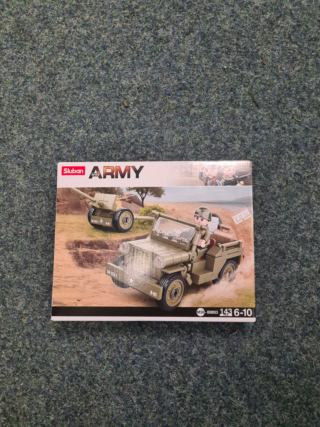 Sluban WW11 Willys jeep set building block kit