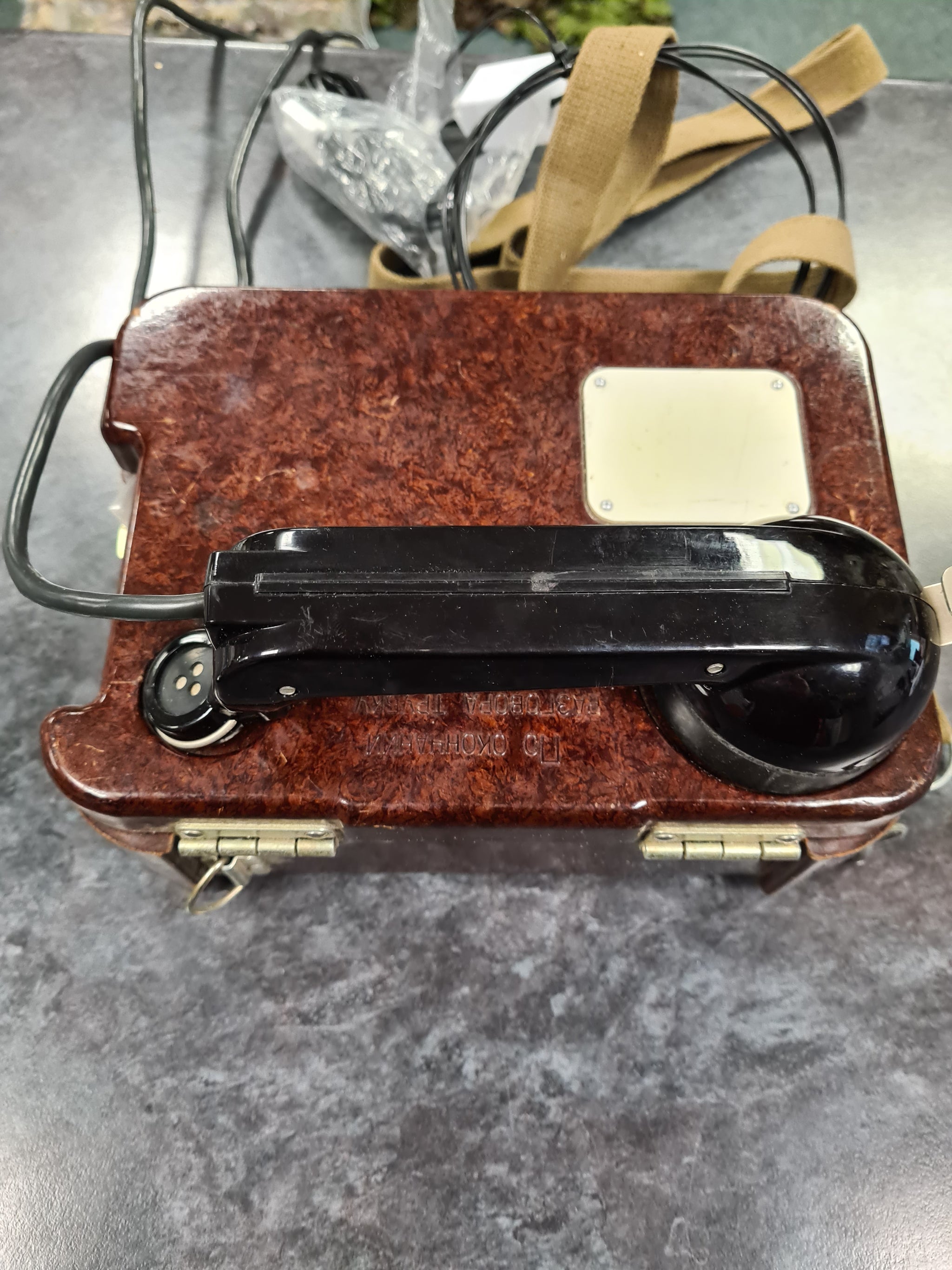 Russian TA-57 Field phone – Bat 21 Militaria and Surplus
