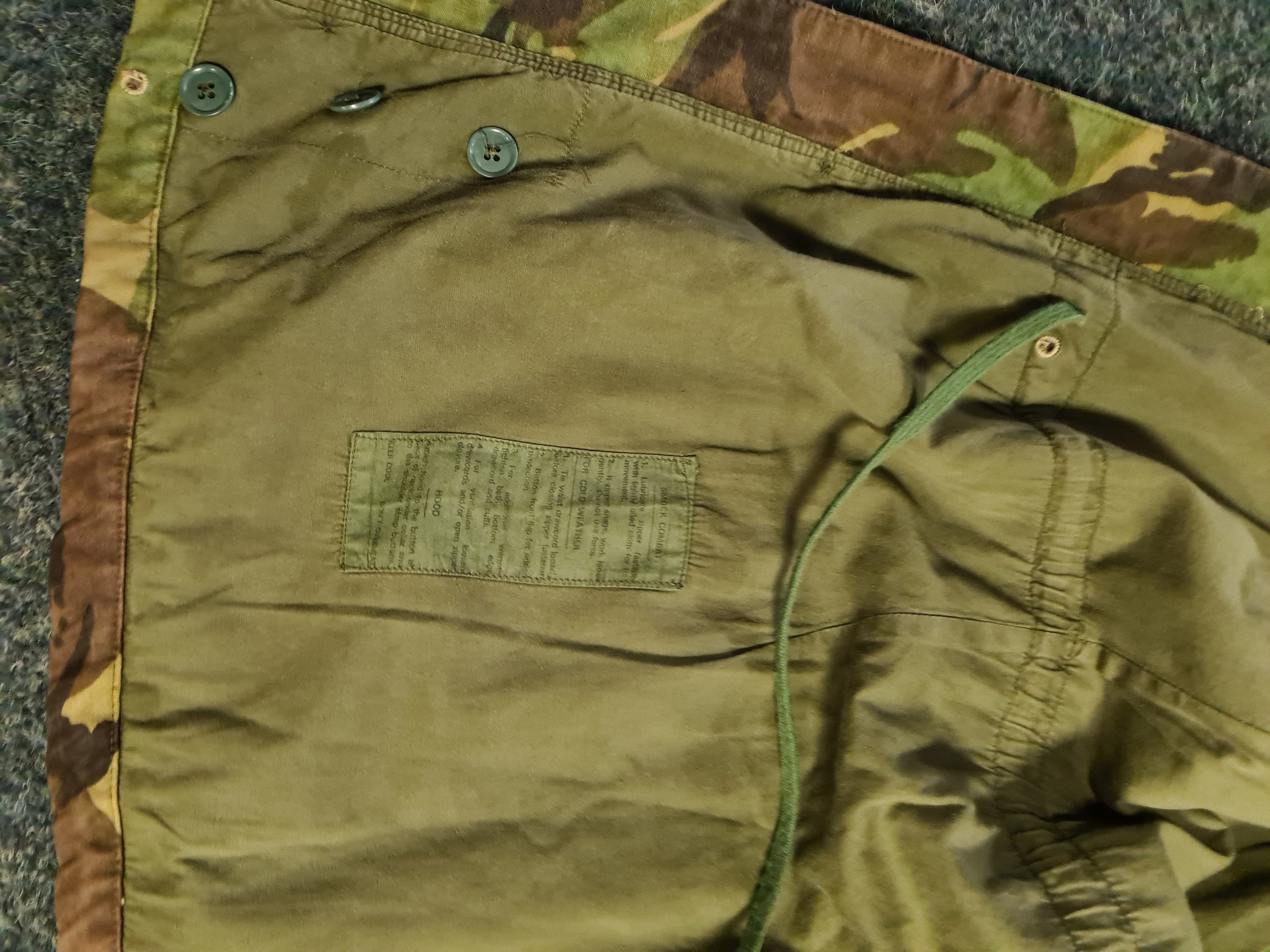 Pattern 68 Aut British Army vintage 68 pattern DPM jacket – Bat 21 Militaria and Surplus