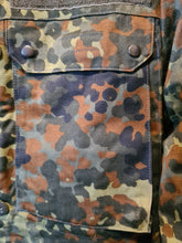 Load image into Gallery viewer, German army  Customised Flecktarn parka with fur trimmed hood and liner
