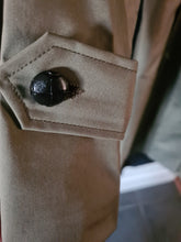 Load image into Gallery viewer, Dutch military light khaki Gabardine trench coats

