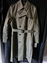 Load image into Gallery viewer, Dutch military light khaki Gabardine trench coats
