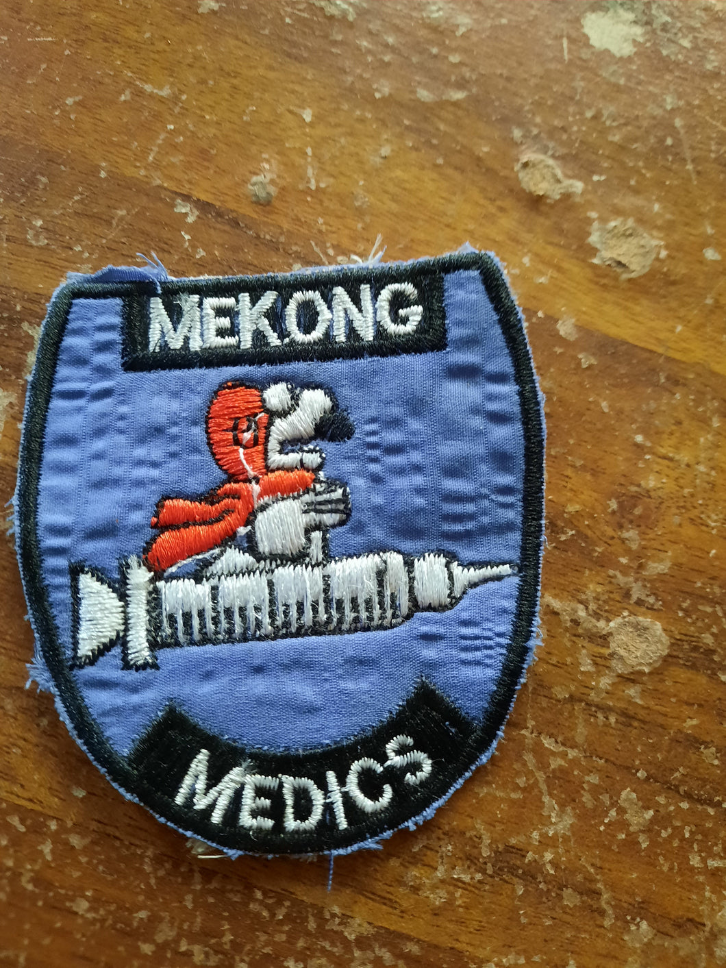 Vietnam War Snoopy Mekong Medics patch